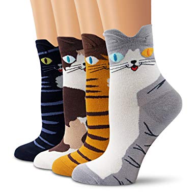 calcetines de animales unisex