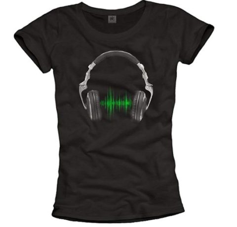 camiseta música electrónica