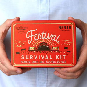 Kit supervivencia para festivales